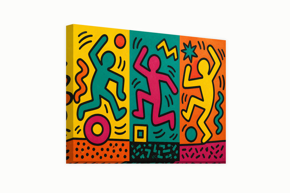 Keith Haring set 3 pieces – front view