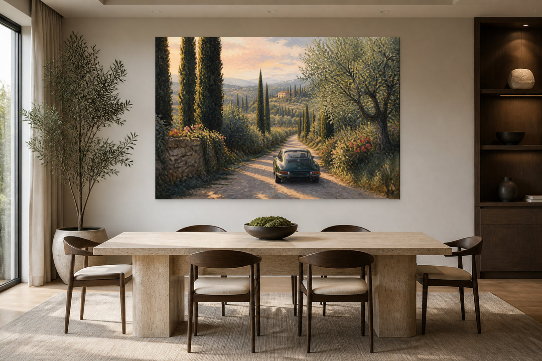 Porsche in Tuscany – interior view 2
