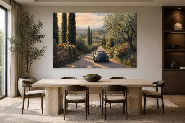 Porsche in Tuscany – interior view 2