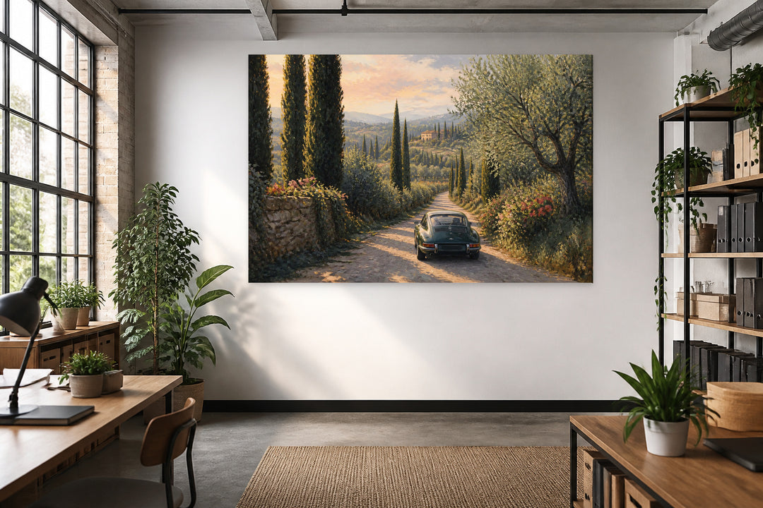 Porsche in Tuscany – interior view 3