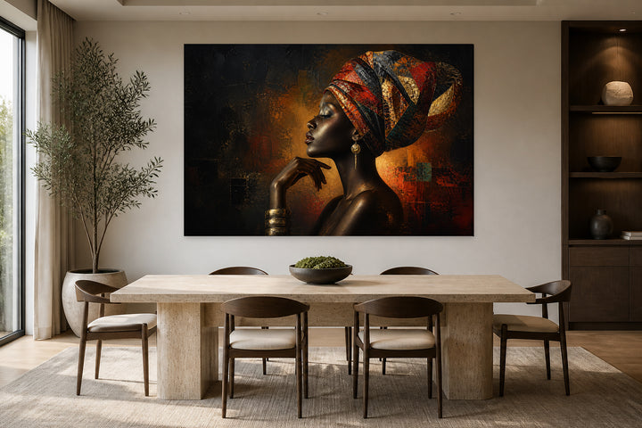 Thinking woman – interior view 2