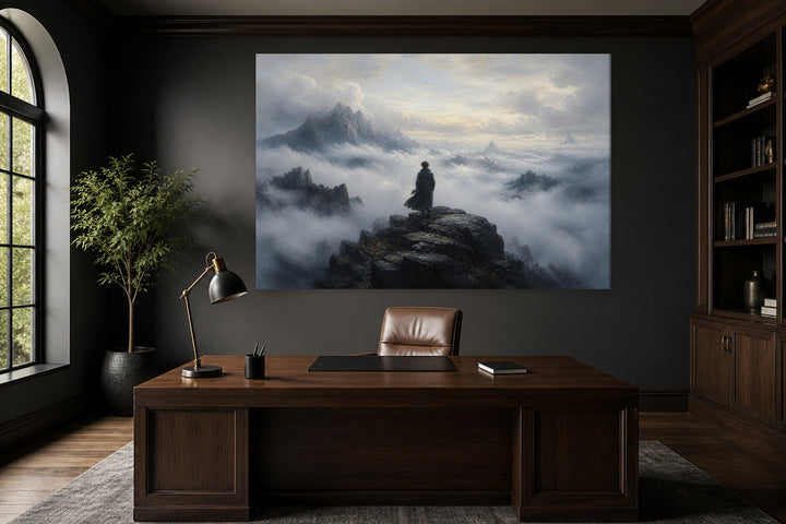 Viandant on the sea of fog – interior view 1