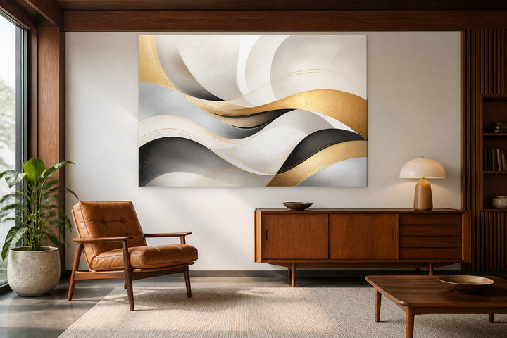 Golden waves - 3 pieces set – interior view 2