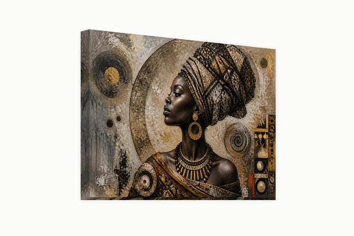 African Woman Graffiti – front view