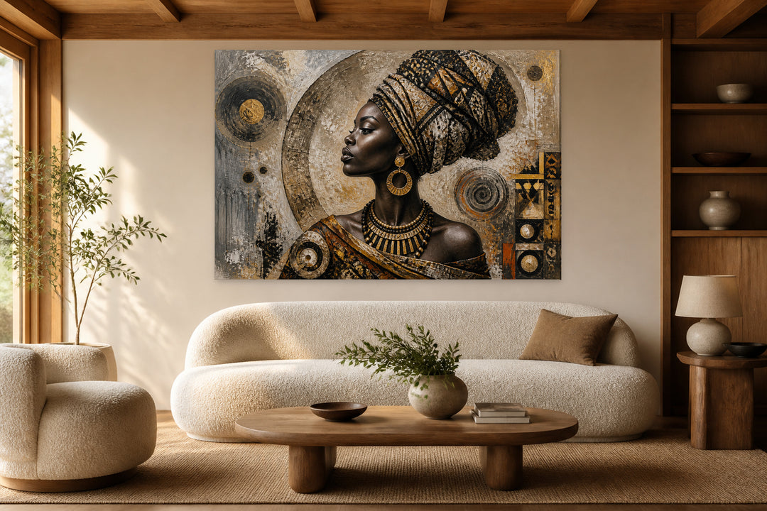 African Woman Graffiti – interior view 1