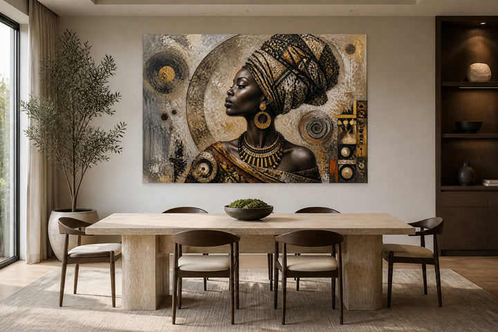 African Woman Graffiti – interior view 2