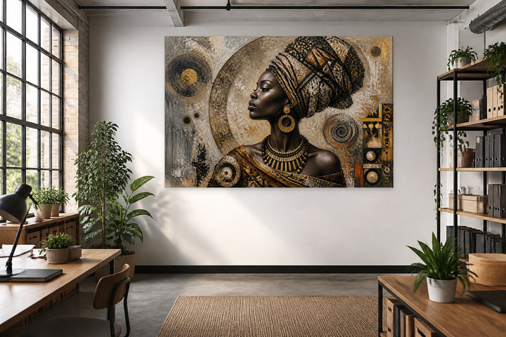 African Woman Graffiti – interior view 3