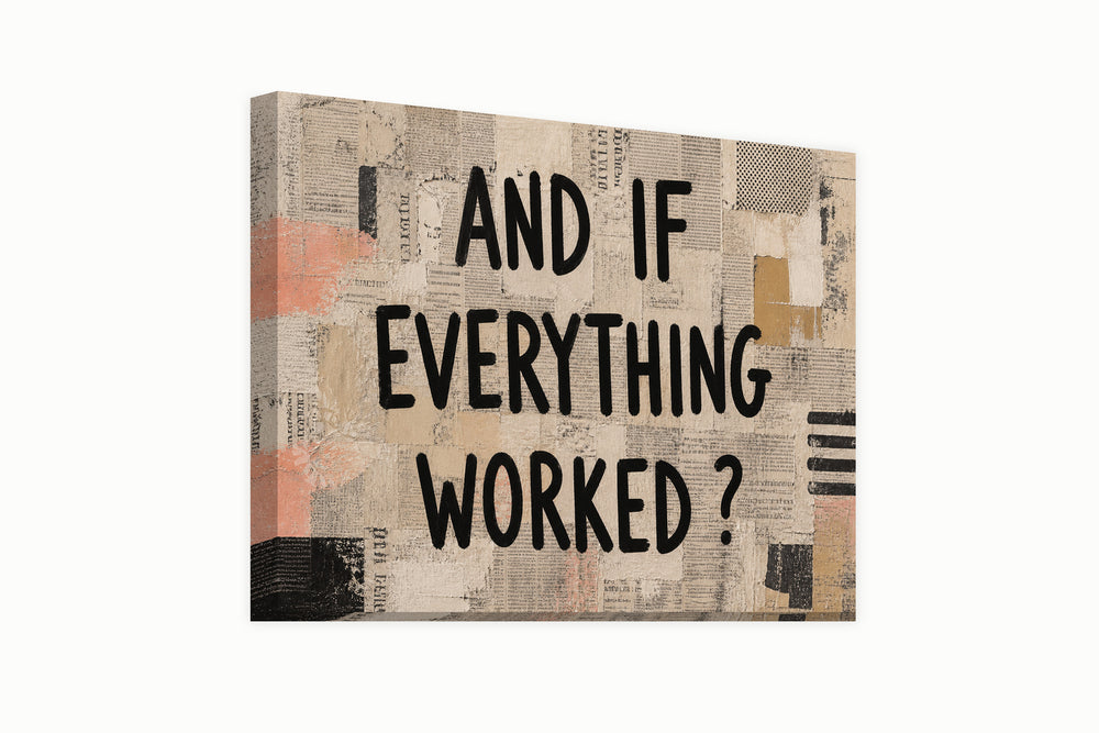 And if everything worked? – front view