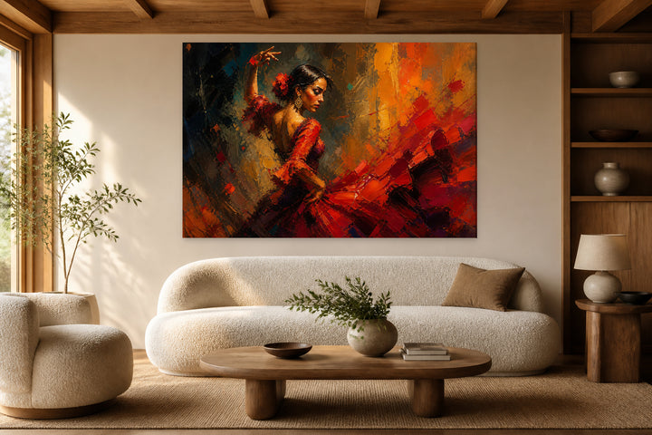 Flamenco painting – interior view 1
