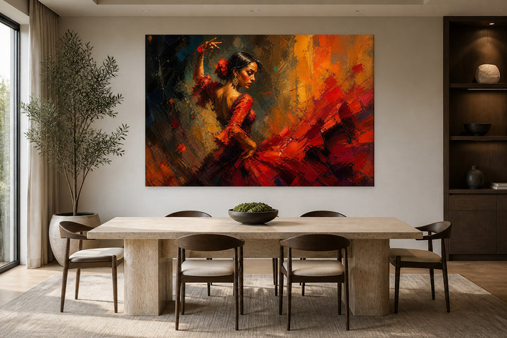 Flamenco painting – interior view 2