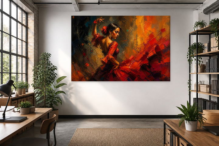 Flamenco painting – interior view 3