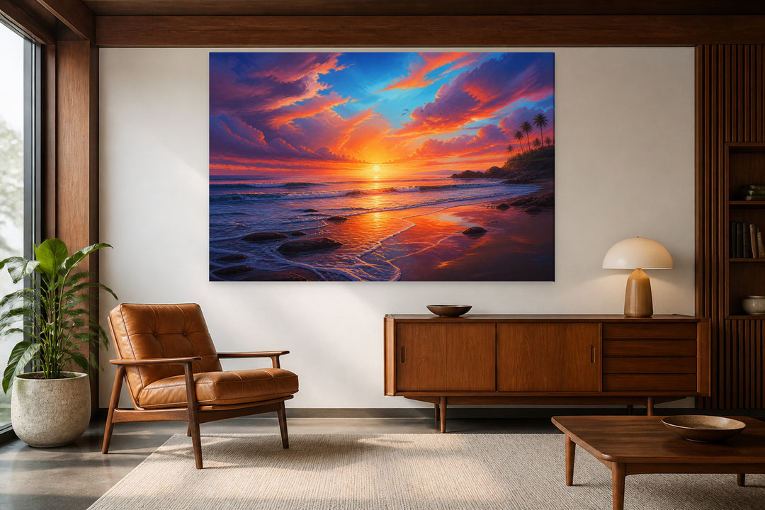 Sweet sunset by the sea – interior view 2