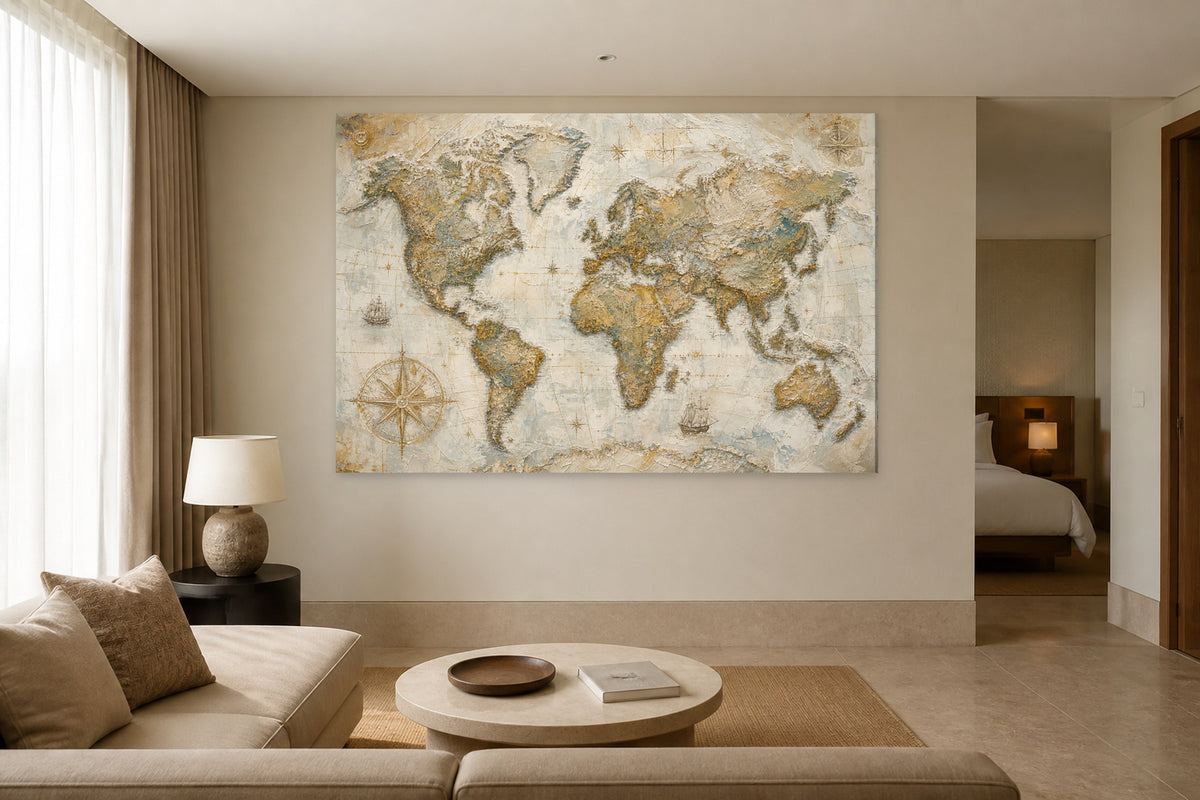Weltkarte Die Welt