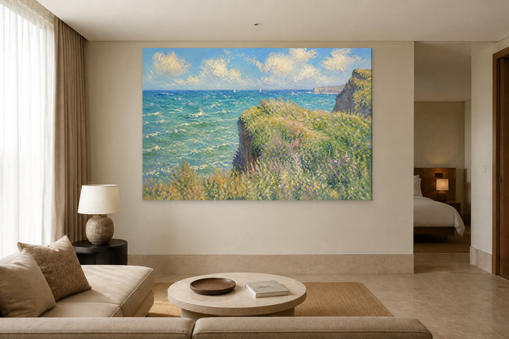 Walk on the cliff in Pourville - Monet – interior view 2