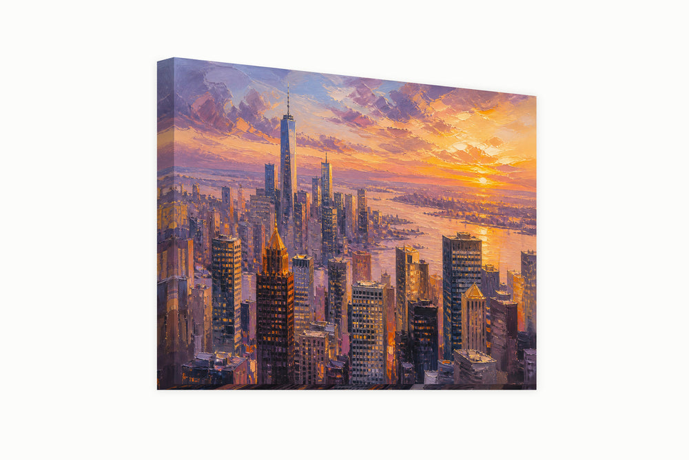 New York skyline – front view