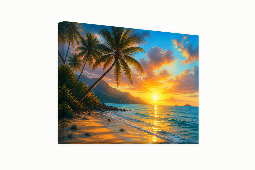 Tropical sunrise – front view