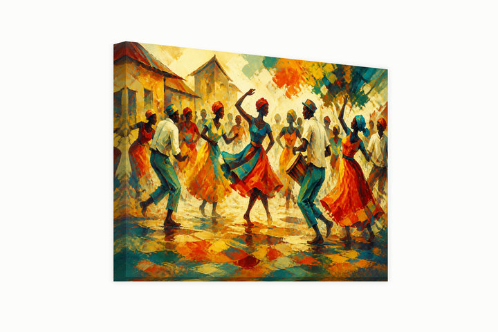 Dance in the village – front view