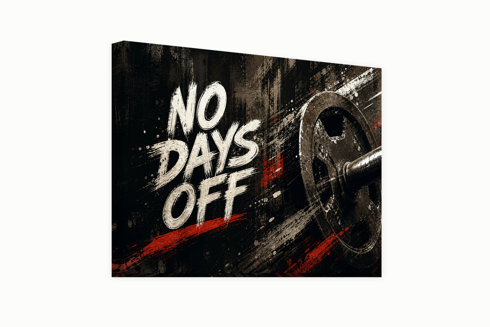 No days off – front view