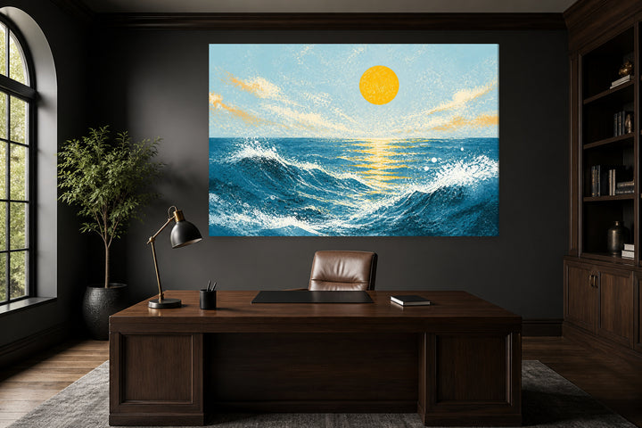 Greeting to the sun in the middle of the sea – interior view 1