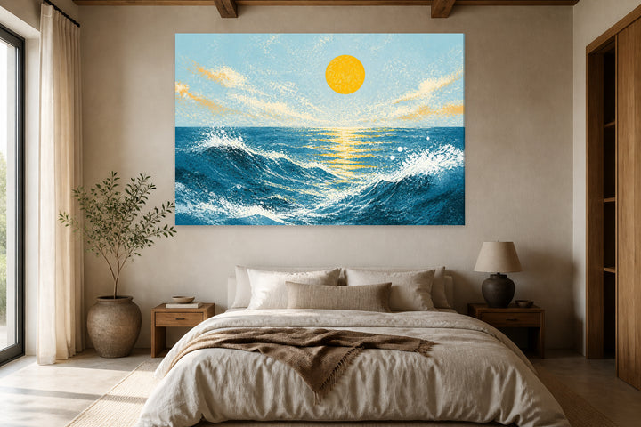 Greeting to the sun in the middle of the sea – interior view 2