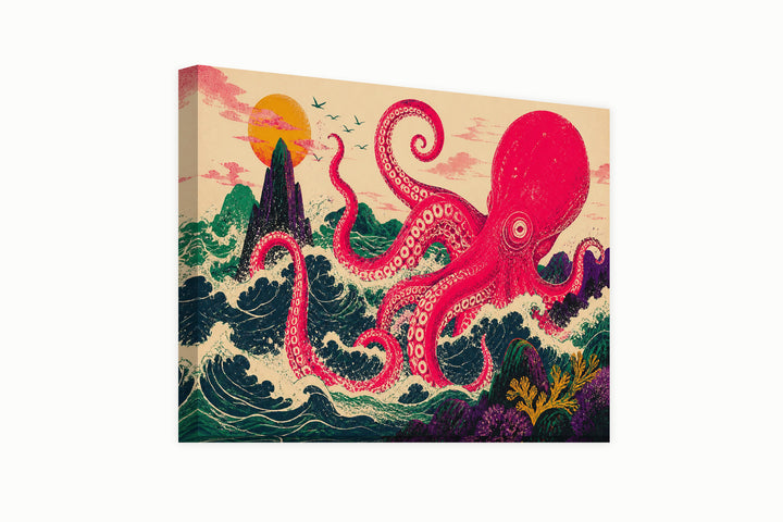 Embrace of the Pink Kraken – front view