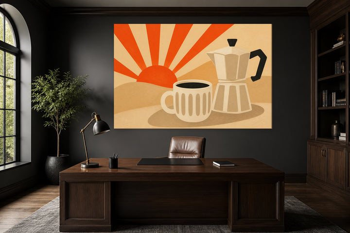 Coffee in the morning – interior view 1