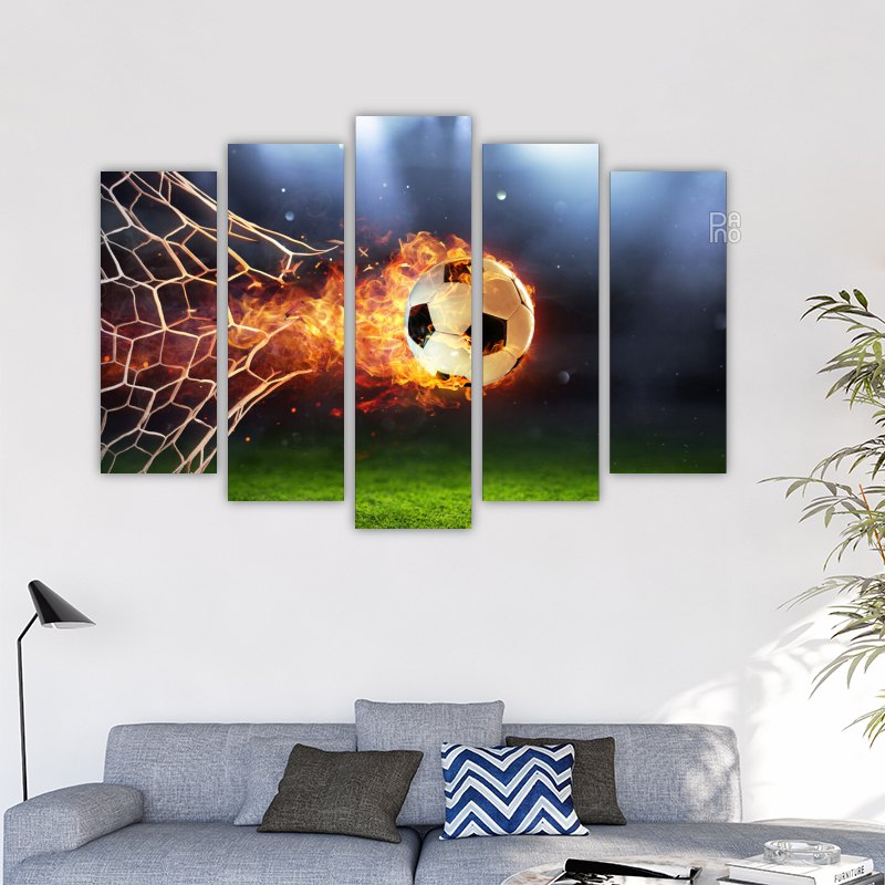 Fireball in a Soccer Goal