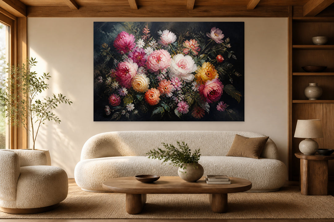 Bouquet di fiori rosa – interior view 1