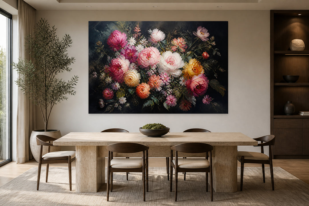 Bouquet di fiori rosa – interior view 2