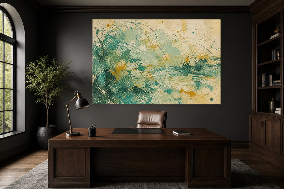 Ocher green boats — Edition 10 – interior view 1