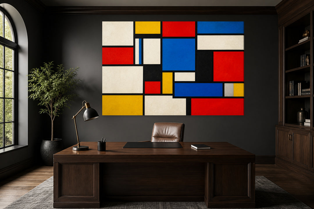 Composition with blue, red and yellow - Piet Mondrian – interior view 1