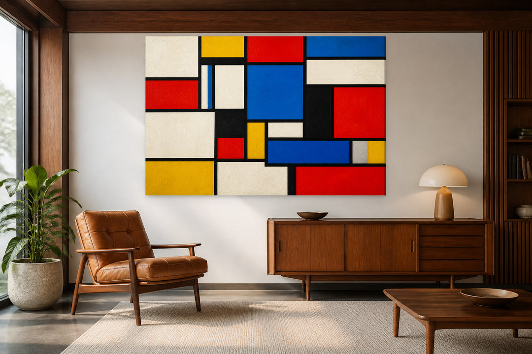 Composition with blue, red and yellow - Piet Mondrian – interior view 2