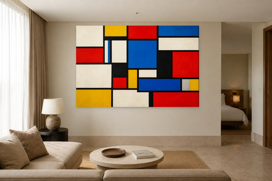 Composition with blue, red and yellow - Piet Mondrian – interior view 3
