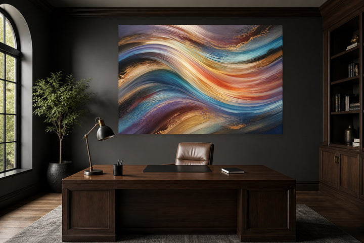 Abstract waves – interior view 1