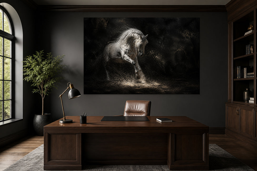 Horse under the reflector – interior view 1