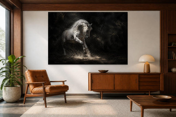 Horse under the reflector – interior view 2