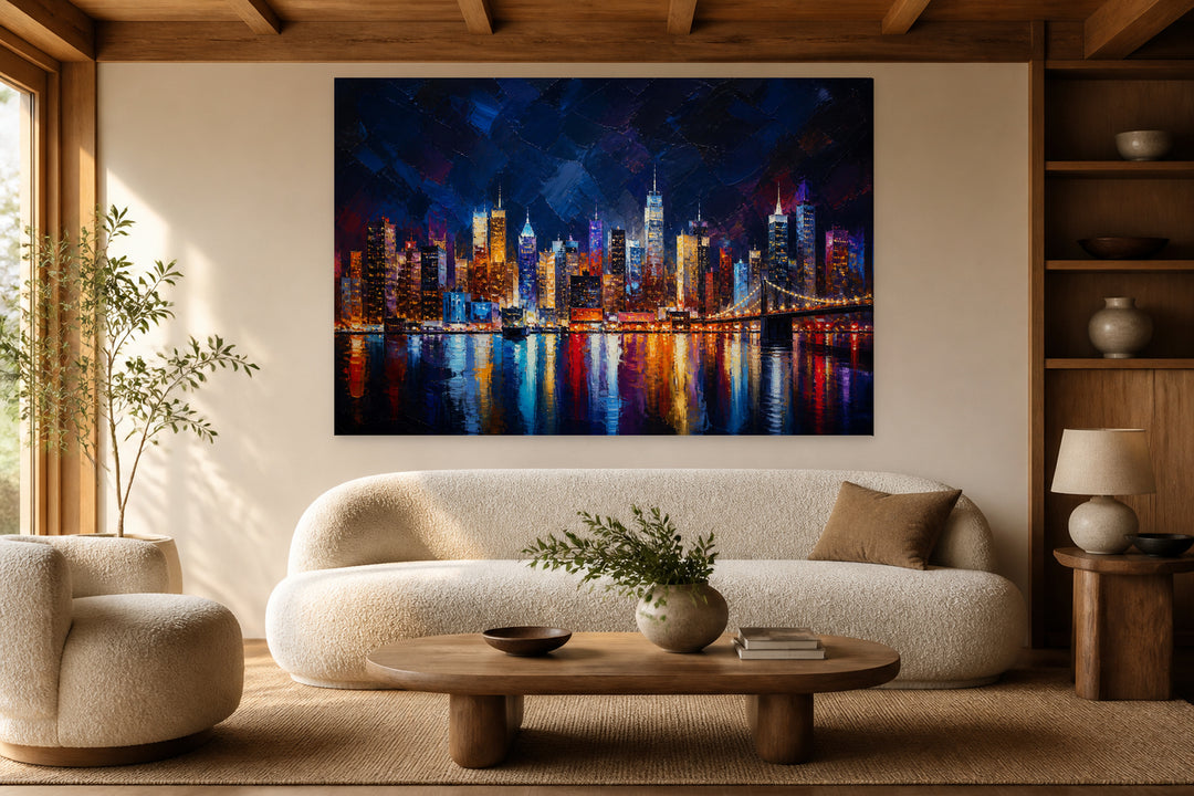 New York Night Skyline – interior view 1