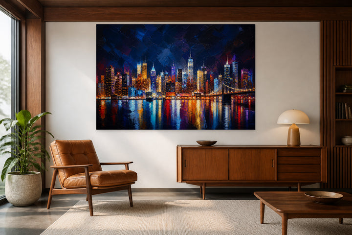 New York Night Skyline – interior view 2