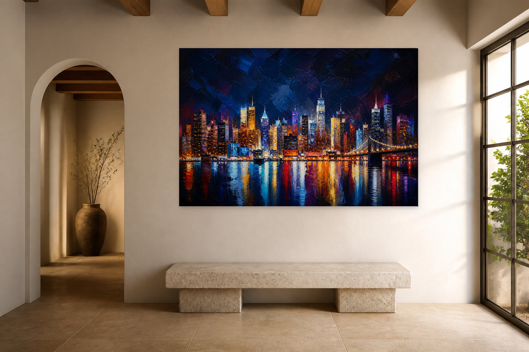 New York Night Skyline – interior view 3