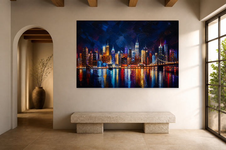 New York Night Skyline – interior view 3