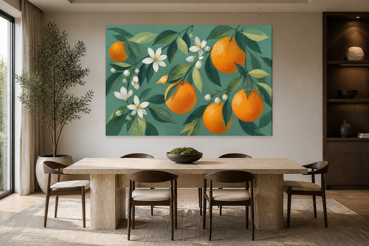 Orange with flower – interior view 2