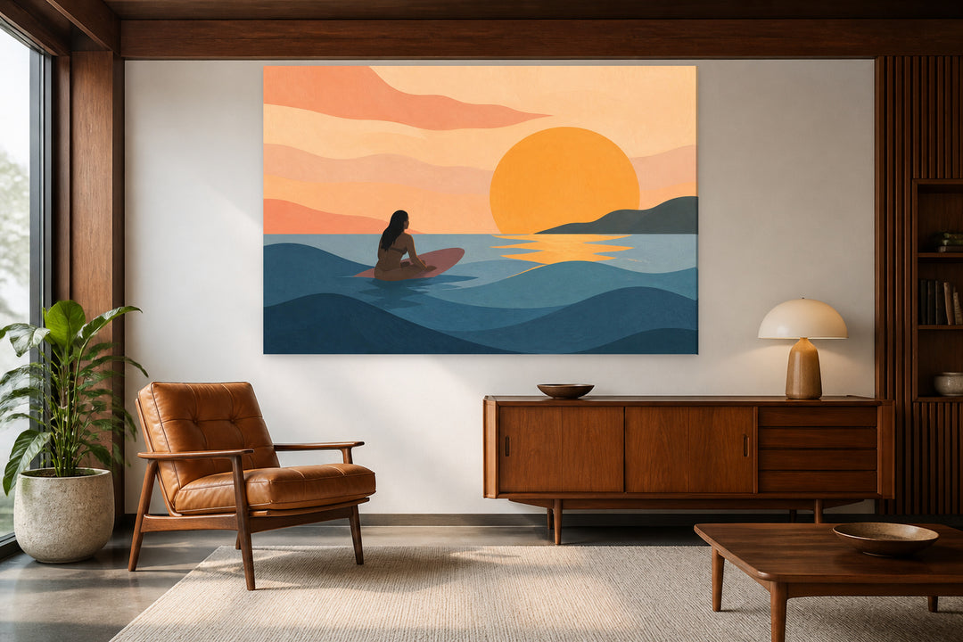 Surf at sunset minimal – interior view 2