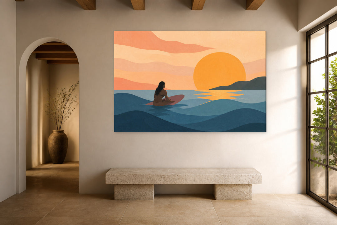 Surf at sunset minimal – interior view 3