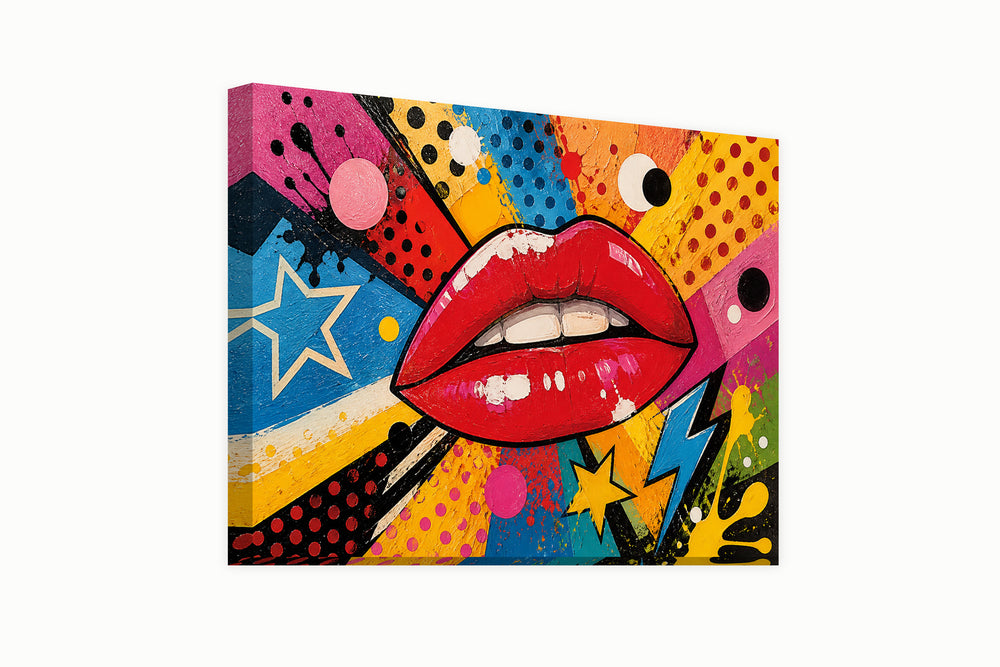 Pop lips – front view