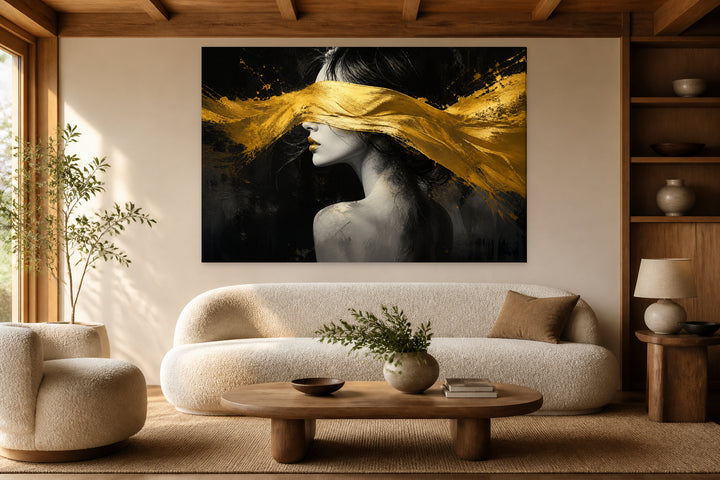 Veiled woman – interior view 1