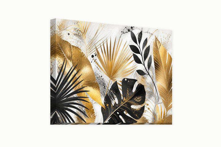Luxury leaves - 3 pieces set – front view