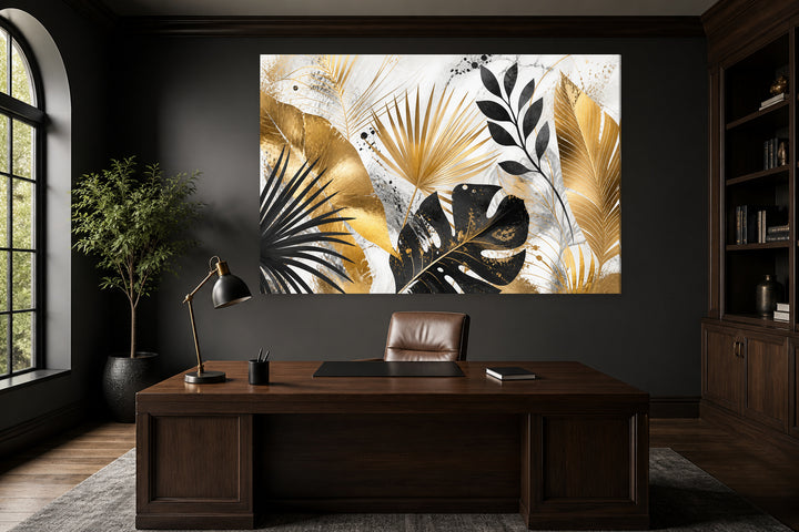 Luxury leaves - 3 pieces set – interior view 1