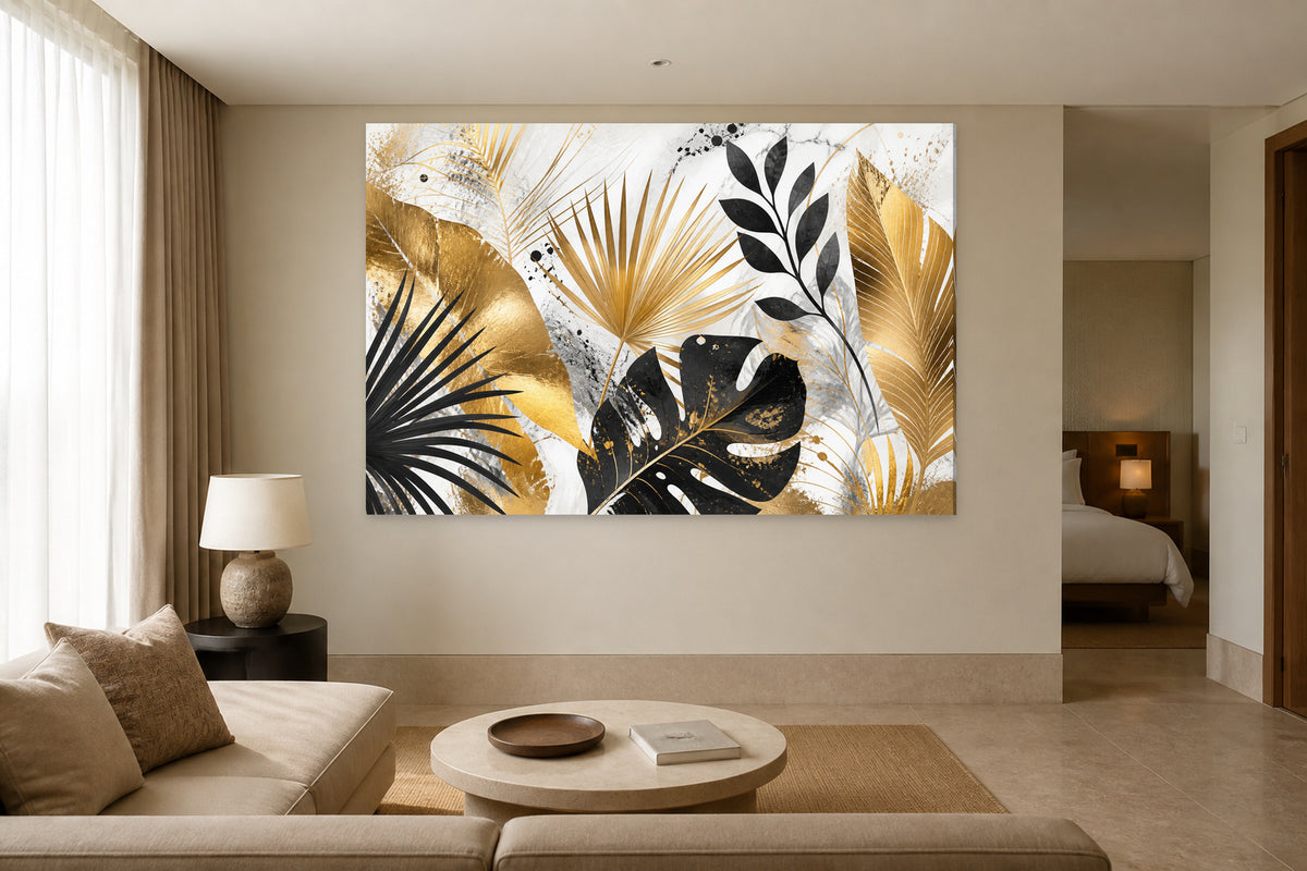 Luxury leaves - 3 pieces set