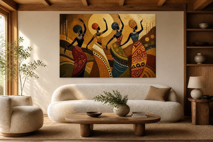Abstract African dance – interior view 1