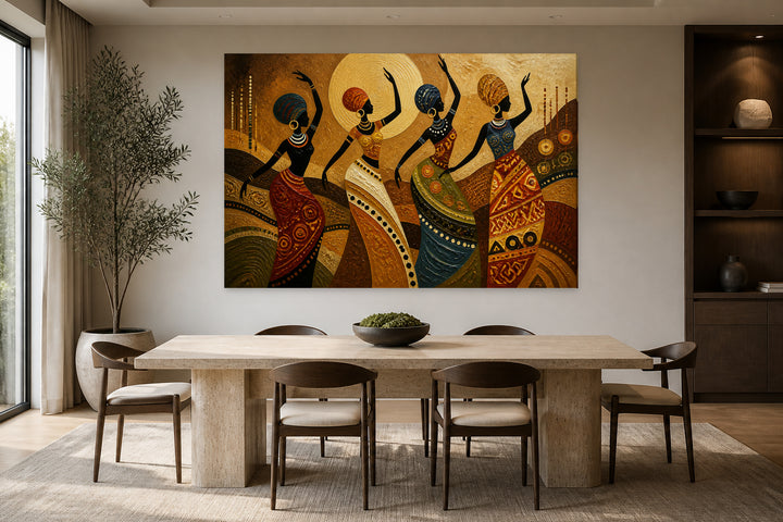 Abstract African dance – interior view 2